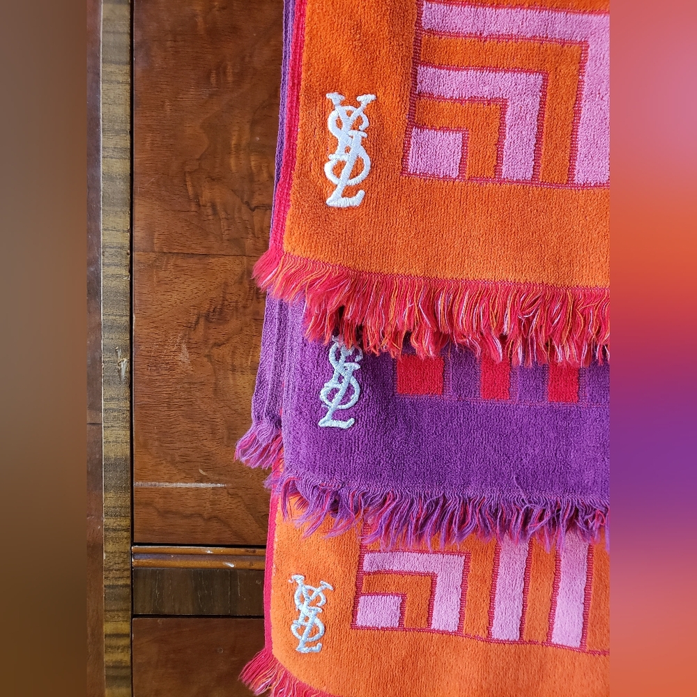 YSL Fieldcrest Vintage 70s Bath Towels